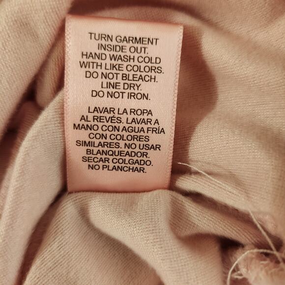 Juicy Couture Sleepwear size L , Pink with Silver Rhinestone Lettering - Picture 10 of 11